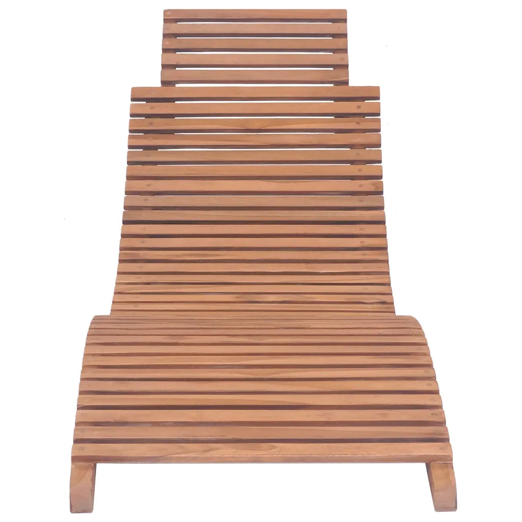 Lettino Prendisole Pieghevole in Massello di Teak cod mxl 8667