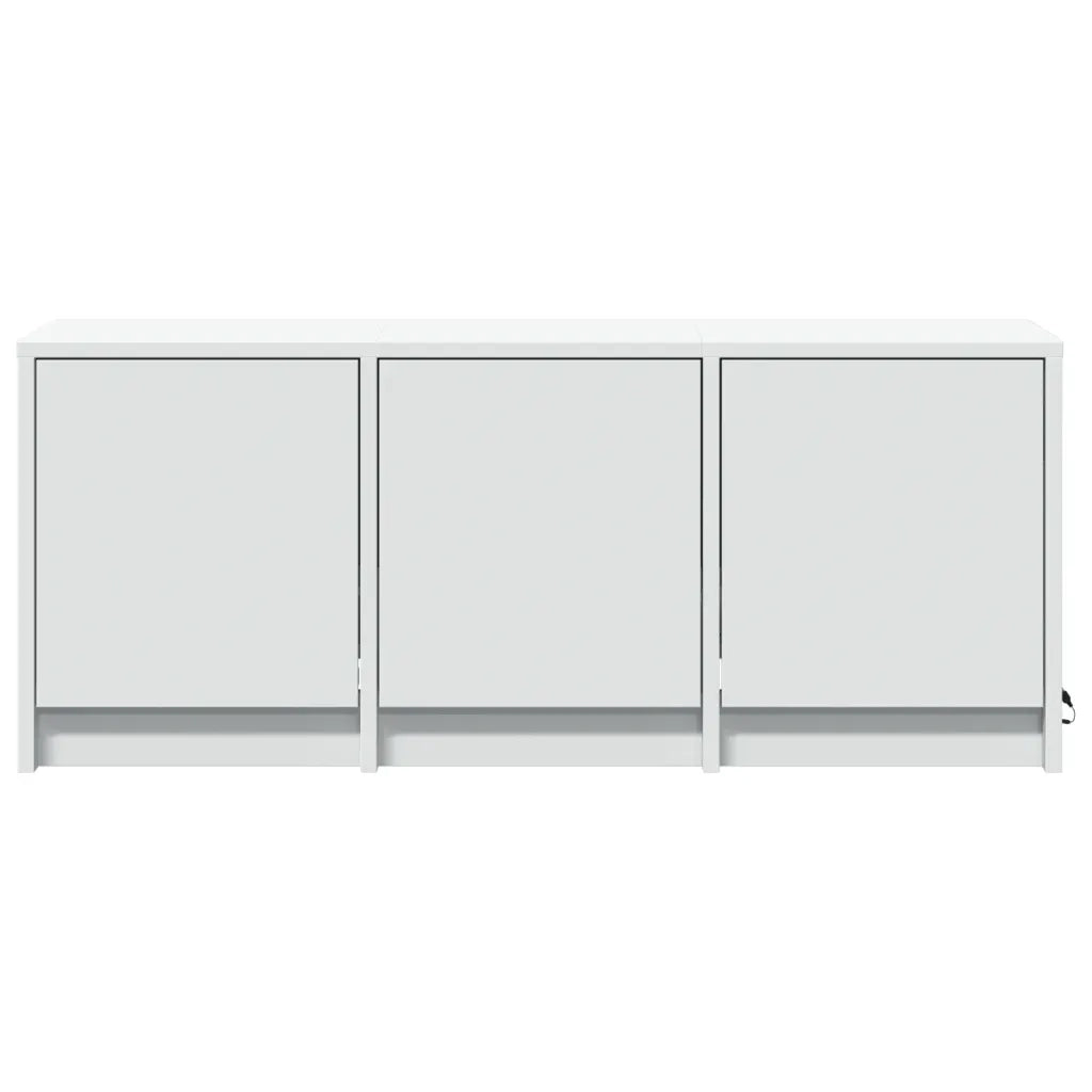 Mobile Porta TV con LED Bianco 97x34x40 cm in Truciolato 852236