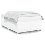 Letto matrimoniale | Letto per adulti | Giroletto senza Materasso Bianco 120x190 cm Similpelle