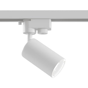 Faretto per Sistema Illuminazione Binario 50W GU10 in Alluminio  Bianco