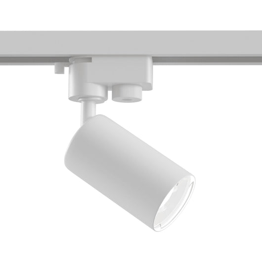 Faretto per Sistema Illuminazione Binario 50W GU10 in Alluminio  Bianco
