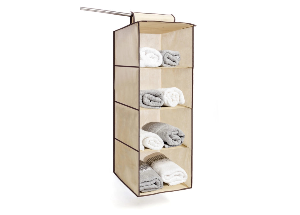 Organizer Spazio Cassetti Armadio Organizzatore Guardaroba Vani Scatola Pieghevole - 5 Pezzi - 4 Vani