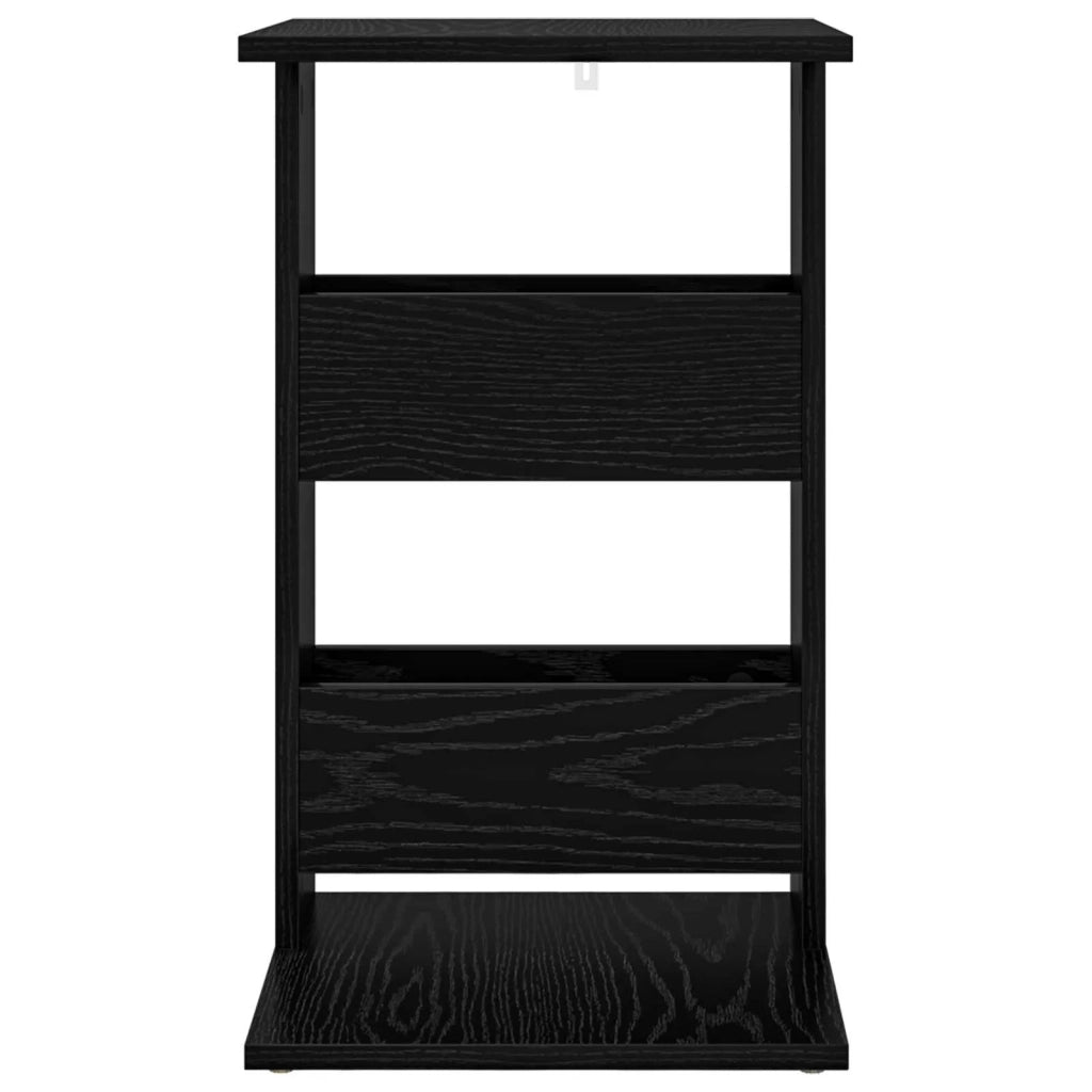 Tavolo laterale Rovere Nero 40 x 35 x 60,5 cm Legno multistrato