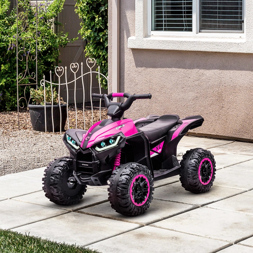 Quad Elettrico per Bambini ¨C Zephmum ¨C Rosa 83x53x55.5 cm