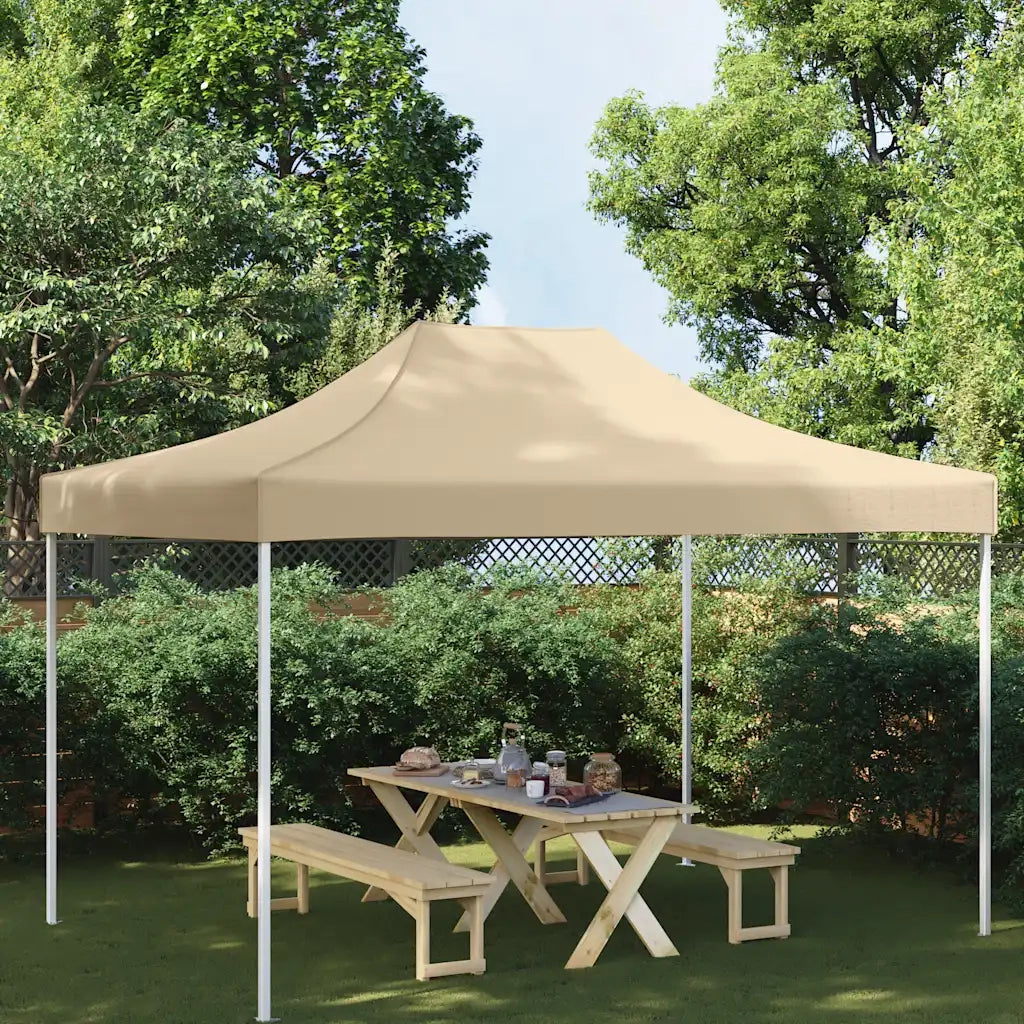 Tetto per Tendone per Feste 4,5x3 m Beige 270 g/m2 CFW6443763