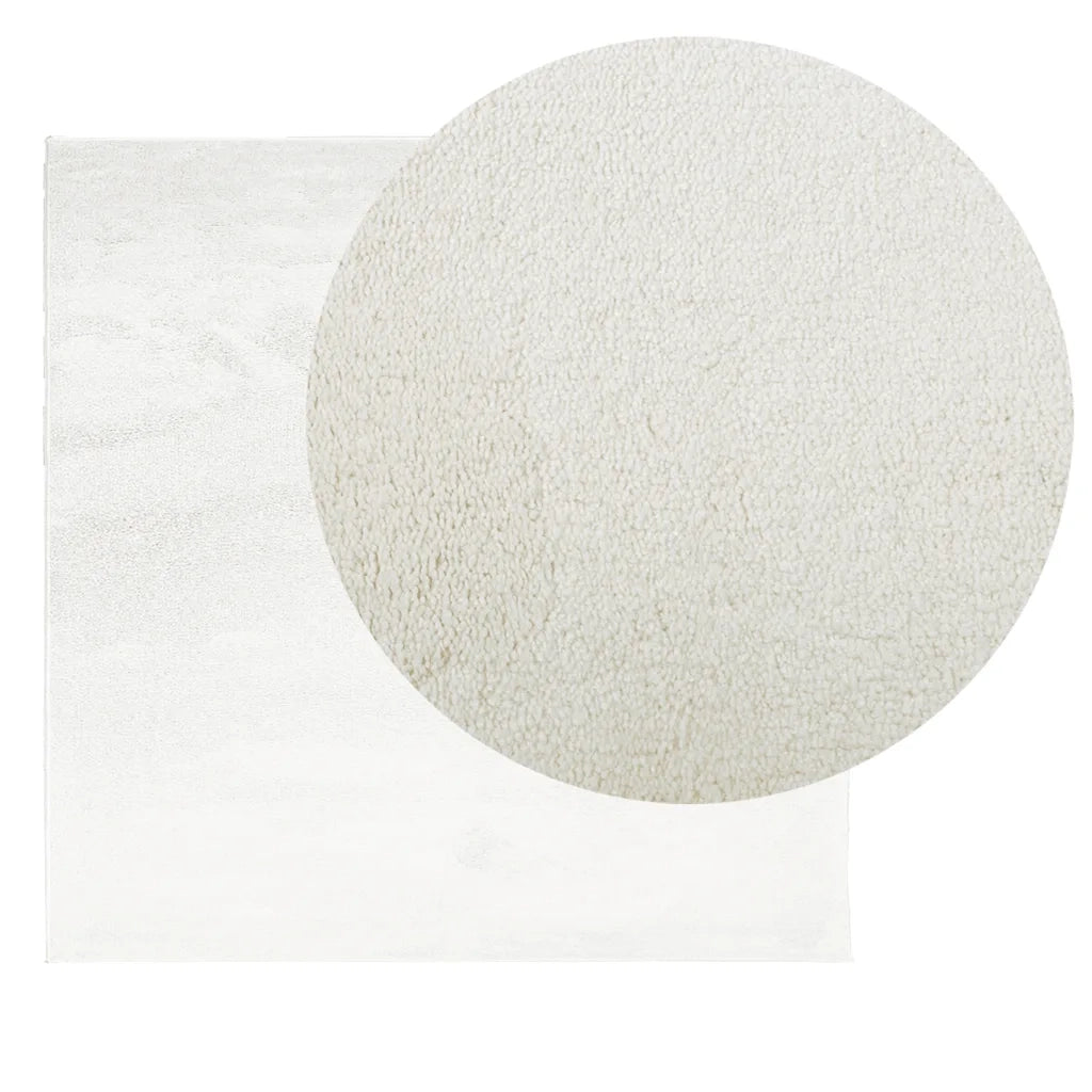 Tappeto OVIEDO a Pelo Corto Grigio 200x200 cm 375516