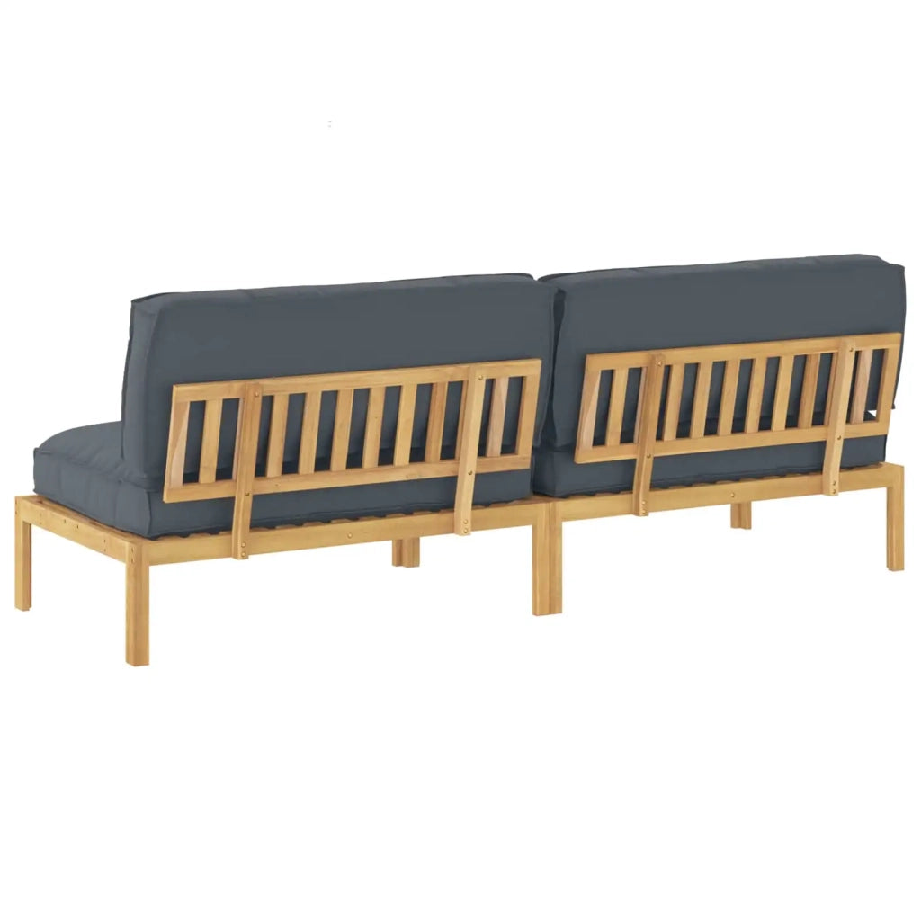 Set di divani con cuscino Antracite 240 x 92 x 69 cm 3418226