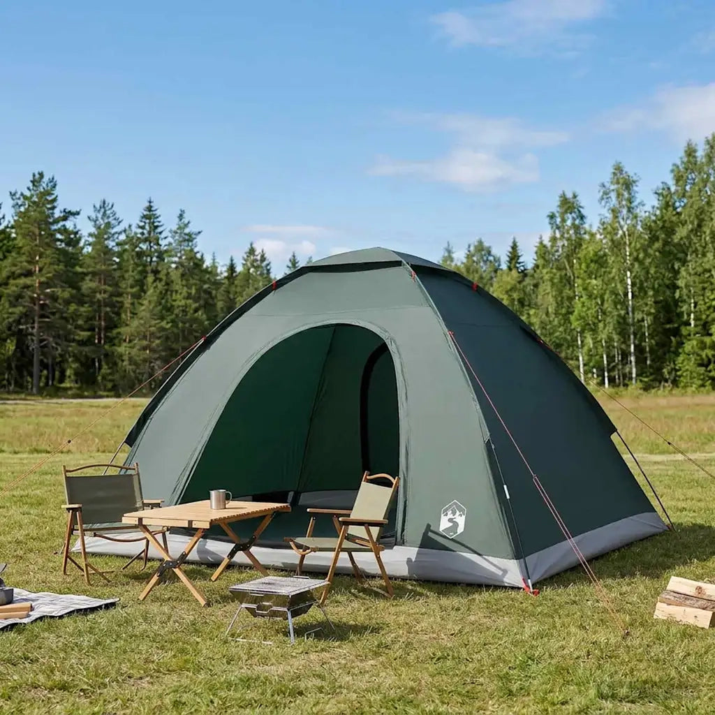 Tenda da campeggio con tetto Verde militare 275 x 215 x 125 cm 42028635