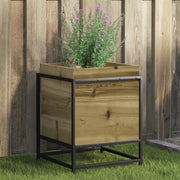 Fioriera da Giardino-Vaso da Esterno 40x40x50 cm in Legno di Pino Impregnato