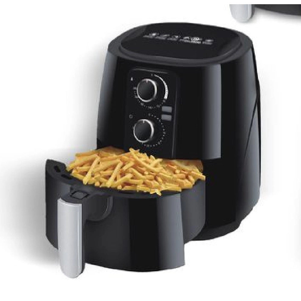 Trade Shop - Friggitrice Ad Aria Calda Senza Olio Capacità 5,5 Litri 1500 Watt Cucina Tx-8439 -