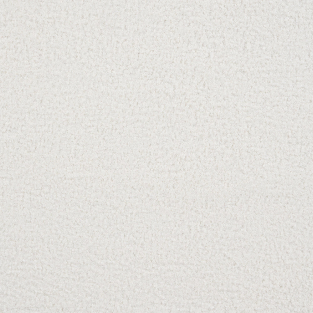 Divano moderno a 2 posti Gambe nere Rivestimento in tessuto bouclè bianco sporco Soggiorno moderno
