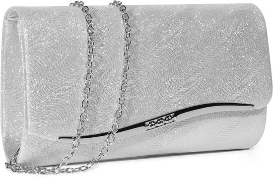 Borsa da sera per donna, borsa moda, clutch elegante per matrimoni, borsa per pacchi per ragazze, piccola borsa da spalla per occasioni speciali, piccola borsa da spalla per feste e date romantiche