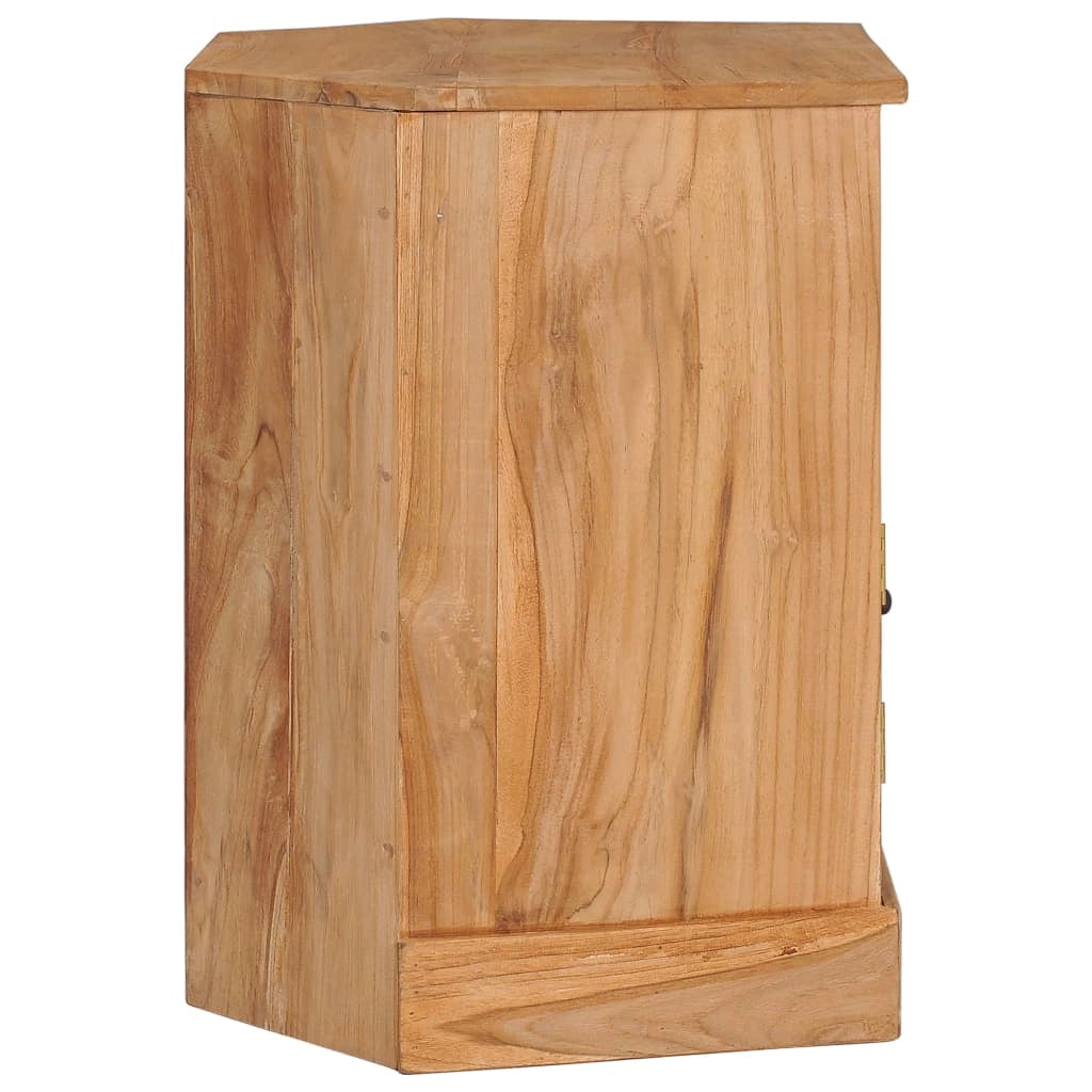 Credenza buffet cassettiera mobile contenitore organizer cucina soggiorno angolo salotto 60 x 45 x 60 cm legno massello di teak marrone 02_0031750