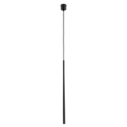 Lampada a sospensione tubo nero 1 luce G9 Carmen Alfa