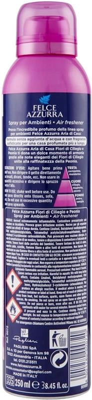 FELCE AZZURRA ARIA DI CASA DEODORANTE SPRAY 250 ML CILIEGIO E PEONIA OKY