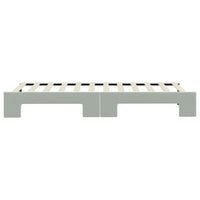 Divano Letto con Letto Estraibile Grigio Chiaro 80x200 Velluto 3196684