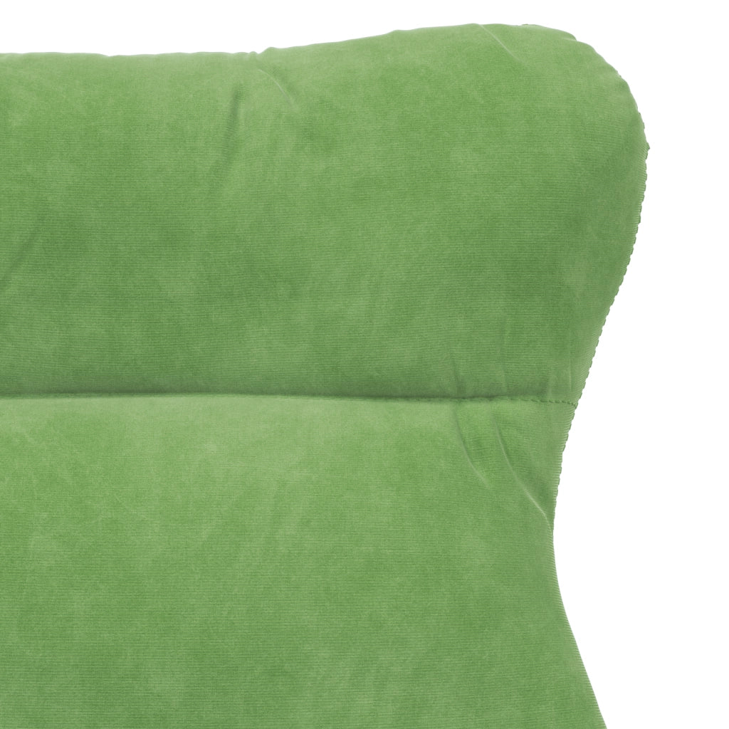 Poltrona Rilassante Verde Chiaro in Velluto