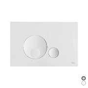 PLACCA DOPPIO SCARICO GLOBE- Cromo Lucido- OLIVE- pezzi 1