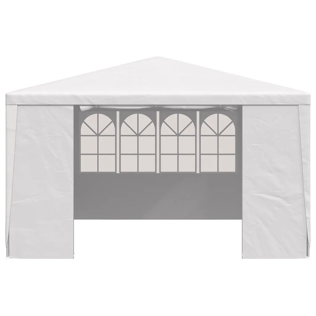 Gazebo Professionale con Pareti 4x4 m Bianco 90 g/mÂ² cod mxl 53895