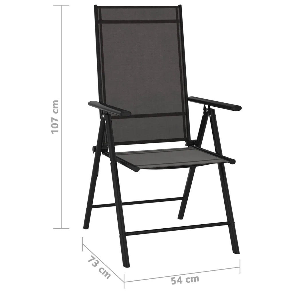 Set per Divani da Giardino 9 pz Nero e Antracite 3070643
