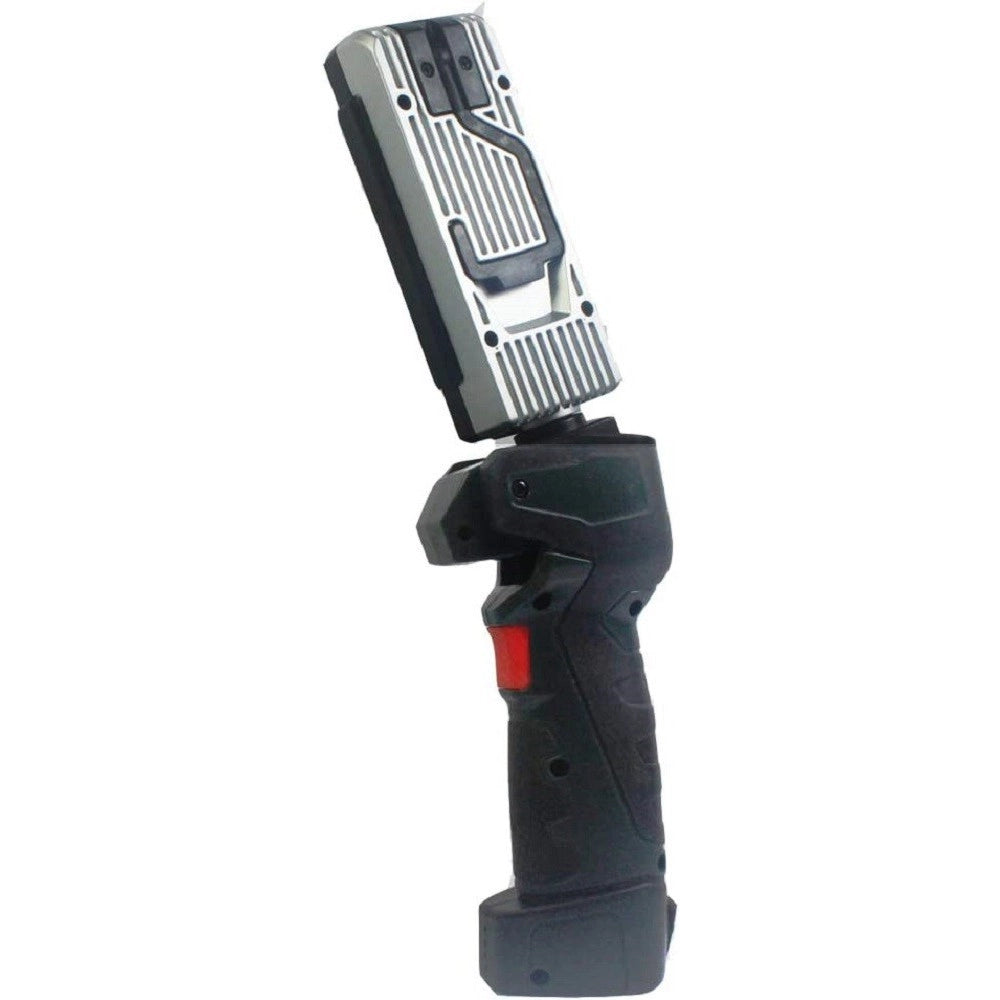 Trade Shop - Luce Lavoro Led Ricaricabile Usb Torcia Attacco Magnetico 5 Modalità Antiscivolo -