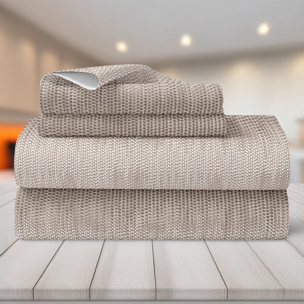Completo Letto Matrimoniale No Stiro Set Lenzuola In Morbida Microfibra Anallergica Lenzuolo Sotto Con Angoli Elastici Fino 30 Cm, Lenzuolo Teso Sopra 2 Federe Prodotto Italiano  Dash