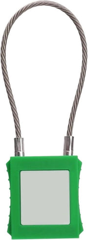 Sistema di Blocco Tagout per Cavi in Acciaio con Chiavi in Rame - Cassetto di Blocco con Cavo in Acciaio da 175 mm per Manutenzione di Apparecchiature Industriali - Versione per Industria.