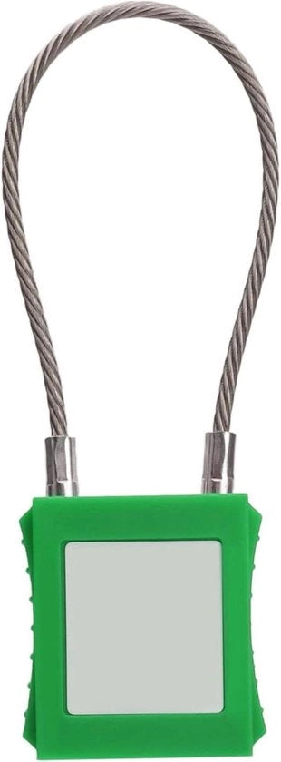 Sistema di Blocco Tagout per Cavi in Acciaio con Chiavi in Rame - Cassetto di Blocco con Cavo in Acciaio da 175 mm per Manutenzione di Apparecchiature Industriali - Versione per Industria.
