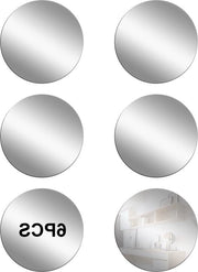 Specchio adesivo rettangolare - specchio adesivo circolare - grandi specchi in plastica - specchi acrilici da 20 cm - specchio infrangibile - muro circolare adesivo specchio rettangolare