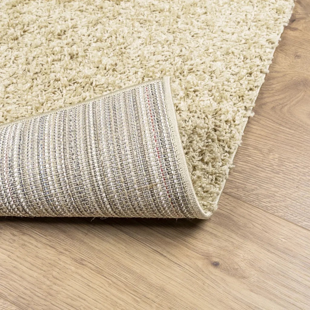 Tappeto Shaggy PAMPLONA a Pelo Lungo Moderno Oro 120x170 cm 375344