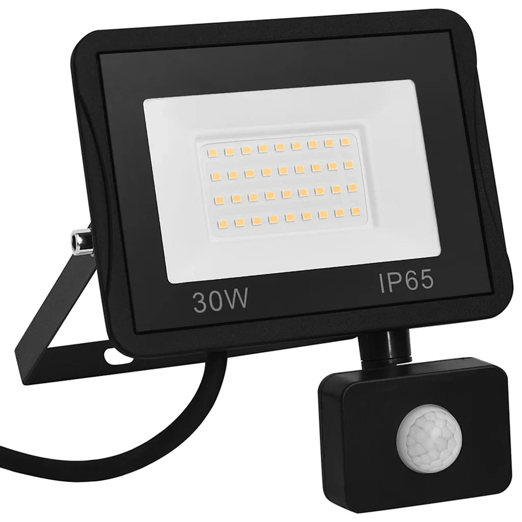 Faretto a LED con Sensore 30 W Bianco Caldo 149625