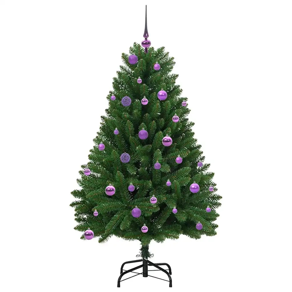 Albero di Natale artificiale Verde 150 cm PVC e Metallo 3395682