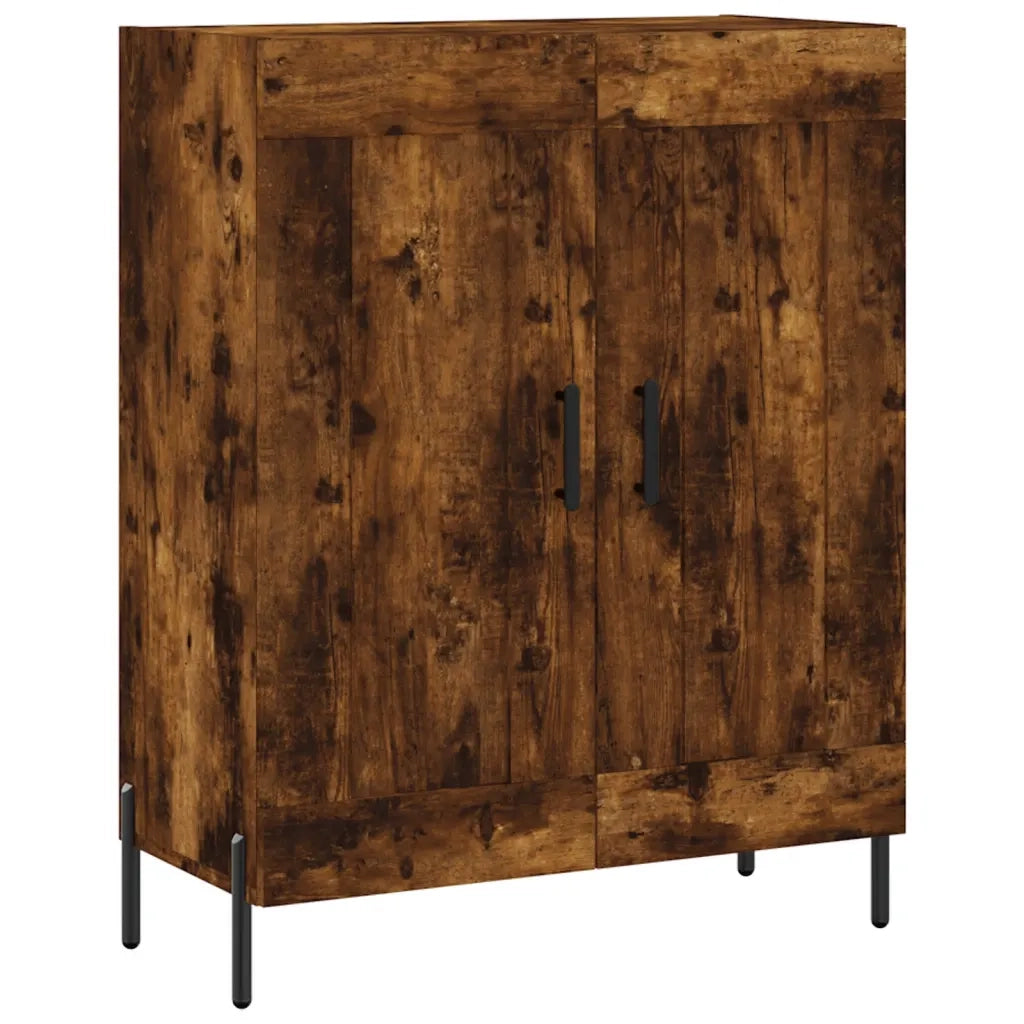Credenza Rovere Fumo 69,5x34x90 cm in Legno Multistrato 830209
