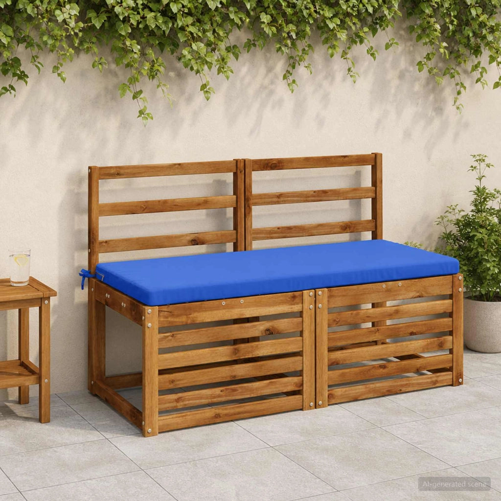 Cuscino per panchina SOEST 100% Poliestere Blu Reale 949286