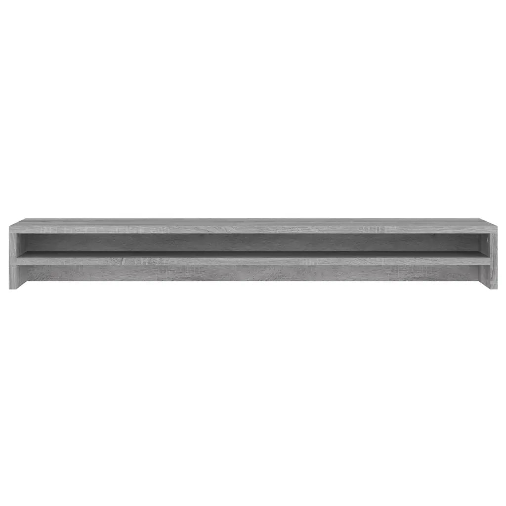 Supporto Monitor Grigio Sonoma 100x24x13cm in Legno Multistrato 815292