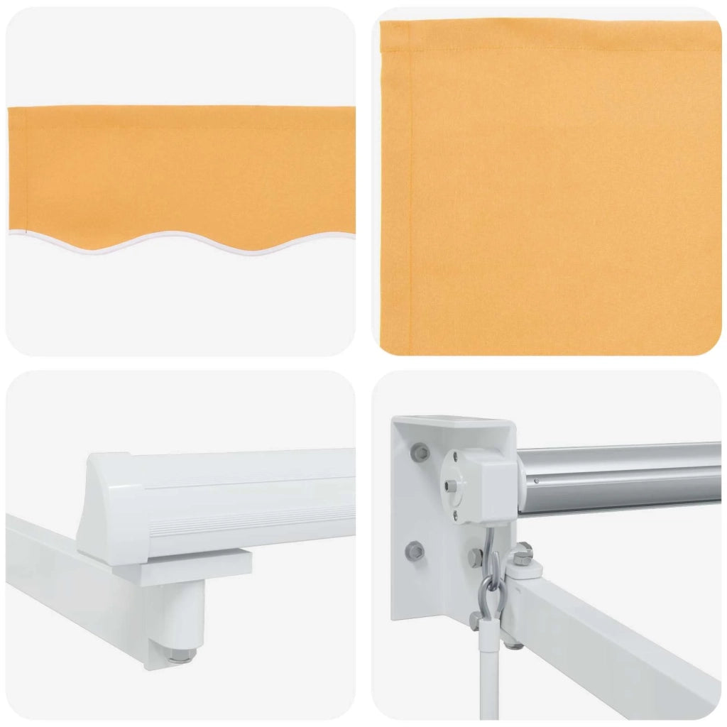 Tenda retrattile manuale con LED Sabbia 3425629
