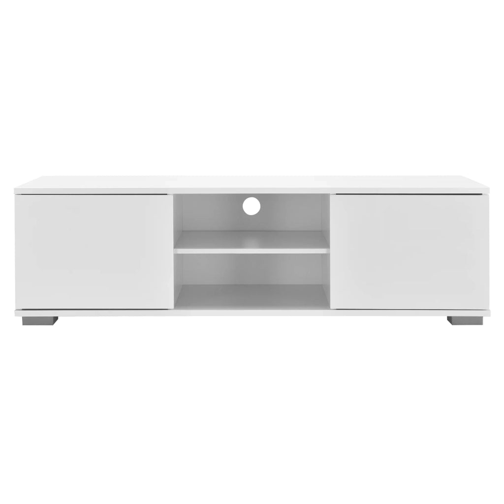 Mobile TV basso truciolare 120 cm bianco 03_0002867