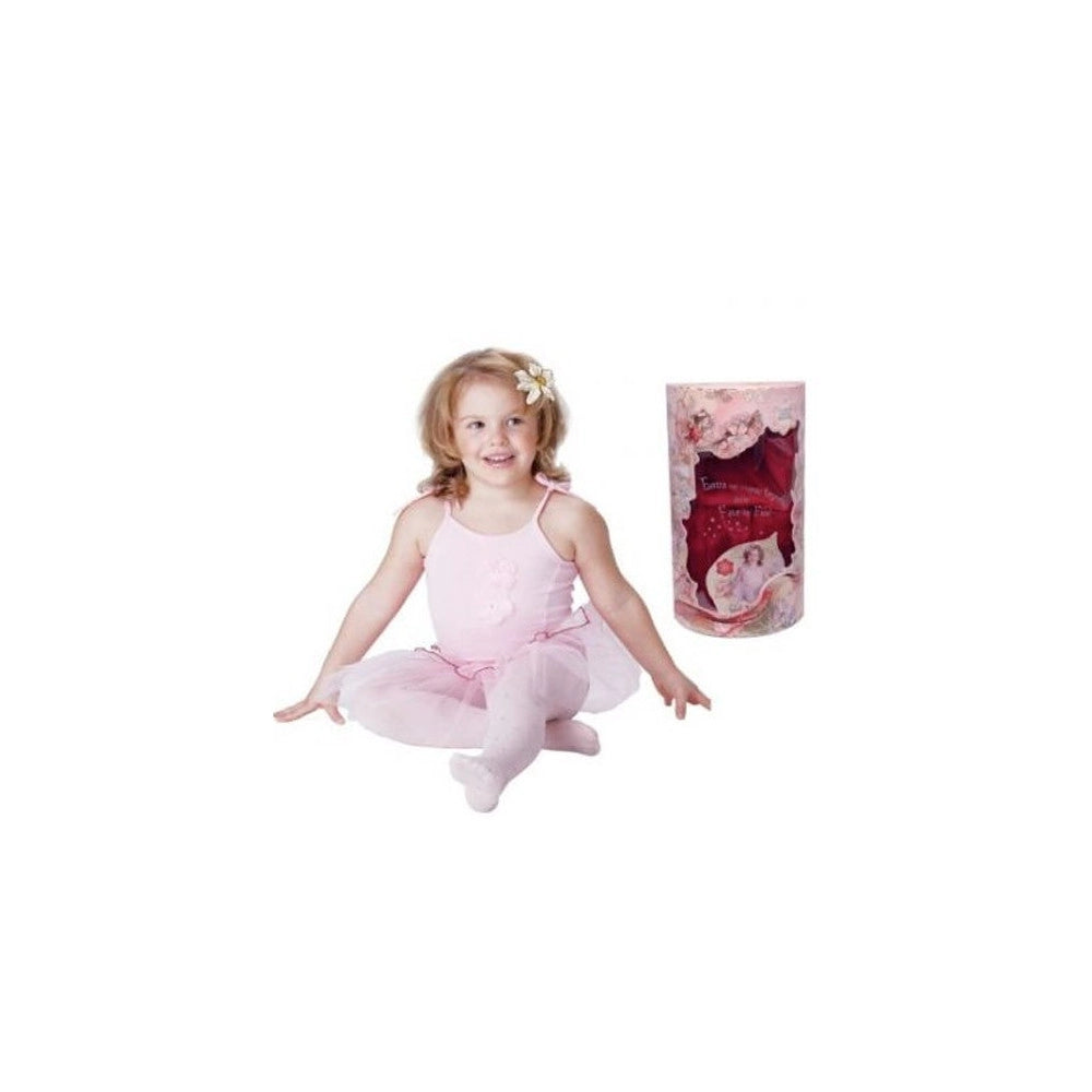 Trade Shop - Abito Abitino Tutù Body Fata Fatina Ballerina Per Bambine 3 - 6 Anni -