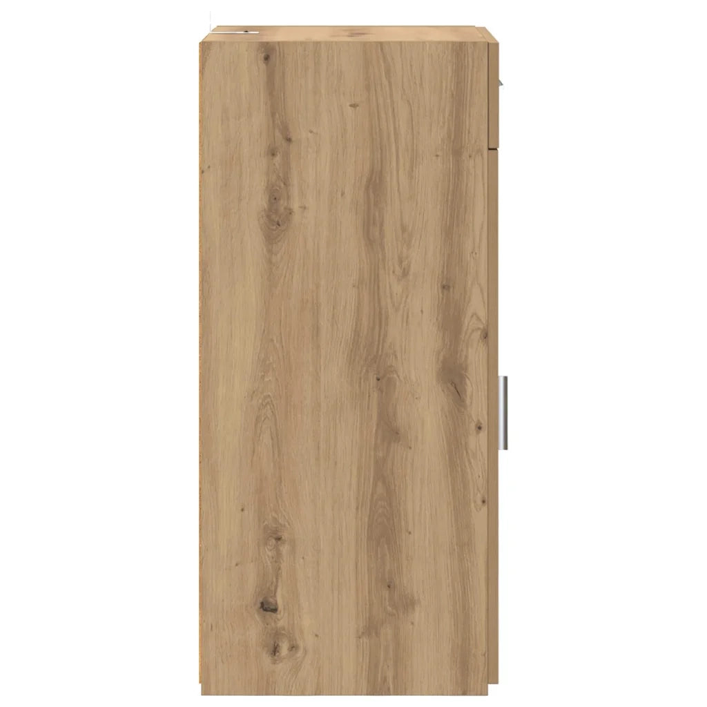 Credenza-Buffet-Armadio da cucina Rovere Nero 42,5 x 40 x 93 cm Legno multistrato 714507