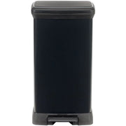 CURVER Decobin Cestino Rettangolare - 50 L - Nero Carbonio