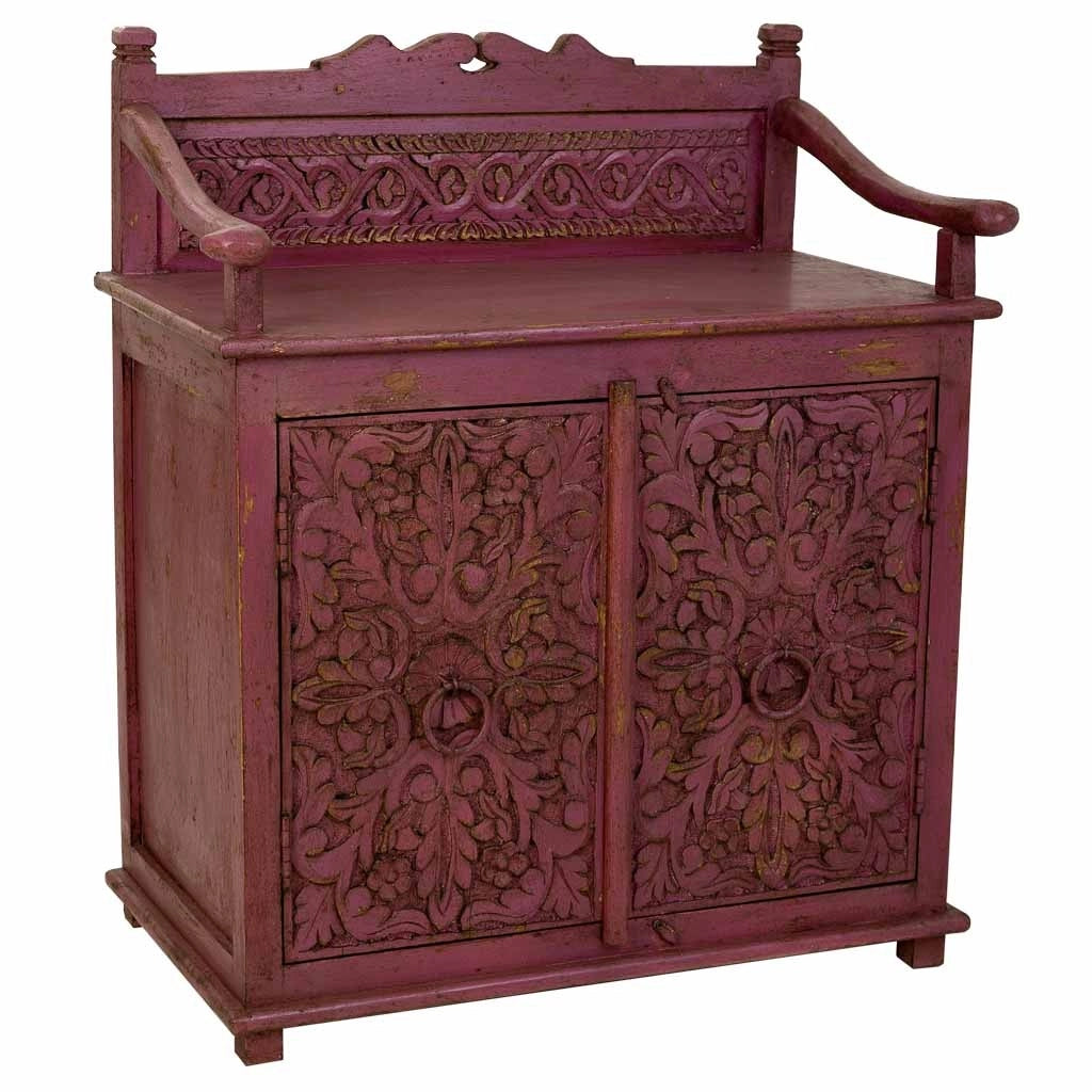 Credenza in legno rosa 70x42x85