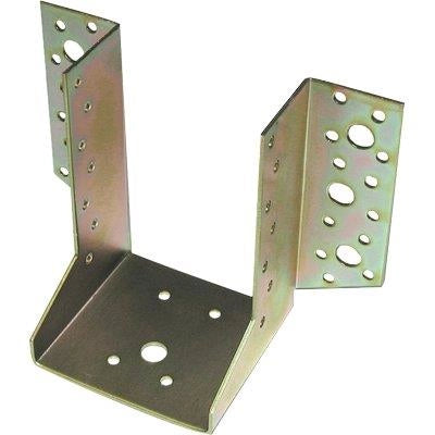 GIUNZIONE GAZEBO ESTREMITA ALI ESTERNE 797 - ZINCATA GIALLA S.MM 2,0 MM  90X 85- 4 pezzi