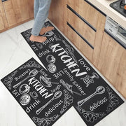Tappeti Antiscivolo in PVC Riscaldabile da Esterno Set di 2 - 40 x 60 cm & 40 x 120 cm - Moderno e Sostenibile per Casa e Ufficio