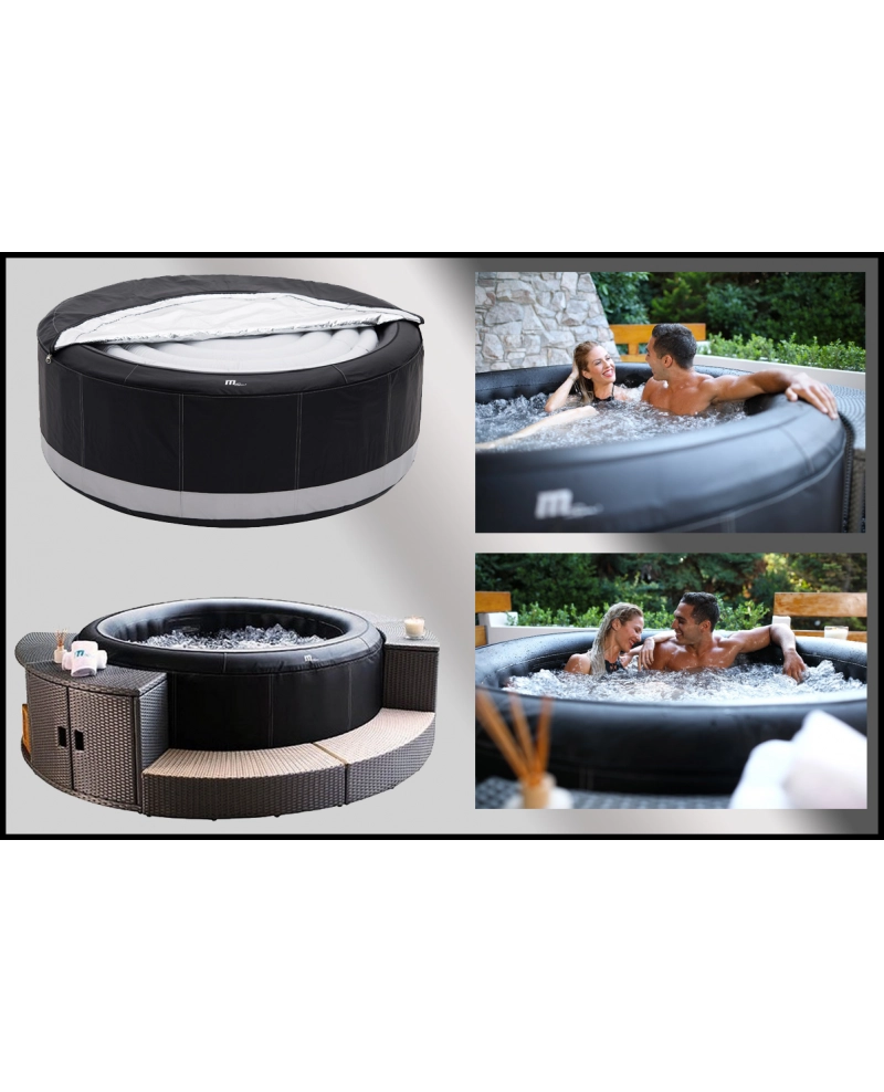 Minipiscina SPA idromassaggio gonfiabile da esterno o interno 204cm accessoriata Sicorage Corama