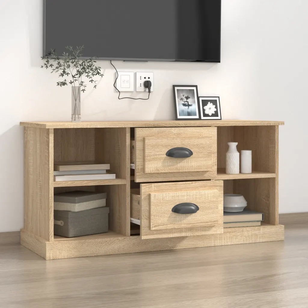 Mobile Porta TV Rovere Sonoma 99,5x35,5x48 cm Legno Multistratocod mxl 127101