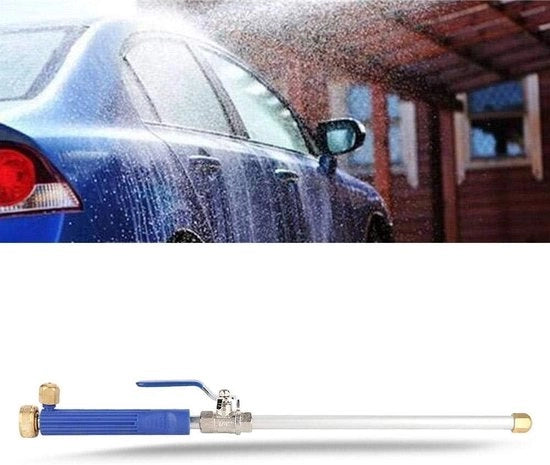 Pistola ad alta pressione per l'acqua - getto d'acqua potente per lavare l'auto in casa e in giardino.