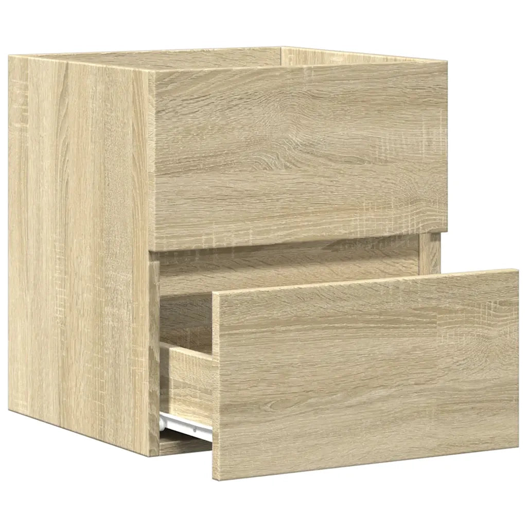 Mobile Lavabo Rovere Sonoma 41x38,5x45 cm in Legno Multistrato 856236