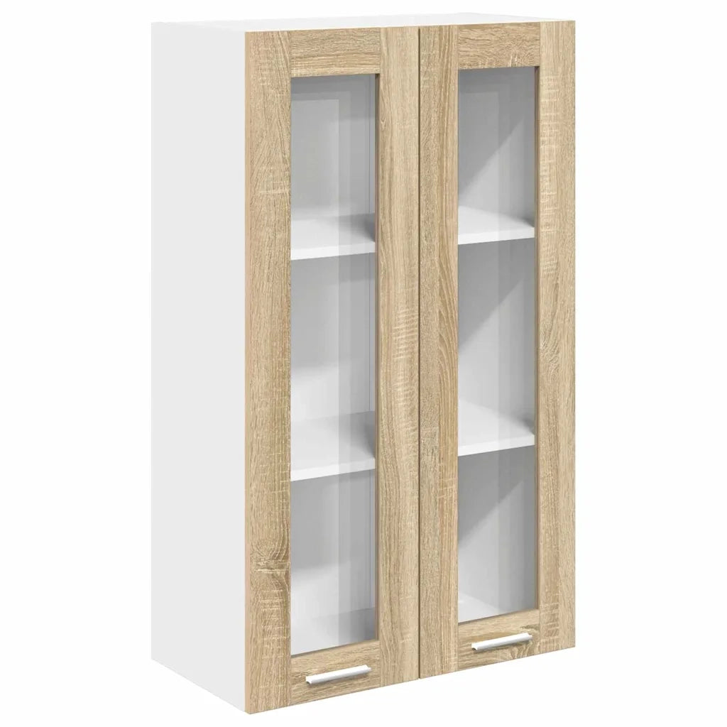 Armadio pensile con porta Rovere Sonoma 60 x 31 x 100 cm 884388
