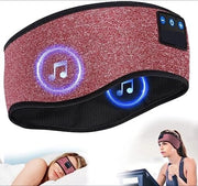Cuffia da Sonno Bluetooth - Cuffia da Sonno per Capelli - Cintura da Sonno Bluetooth - Cintura da Sonno - Rosa