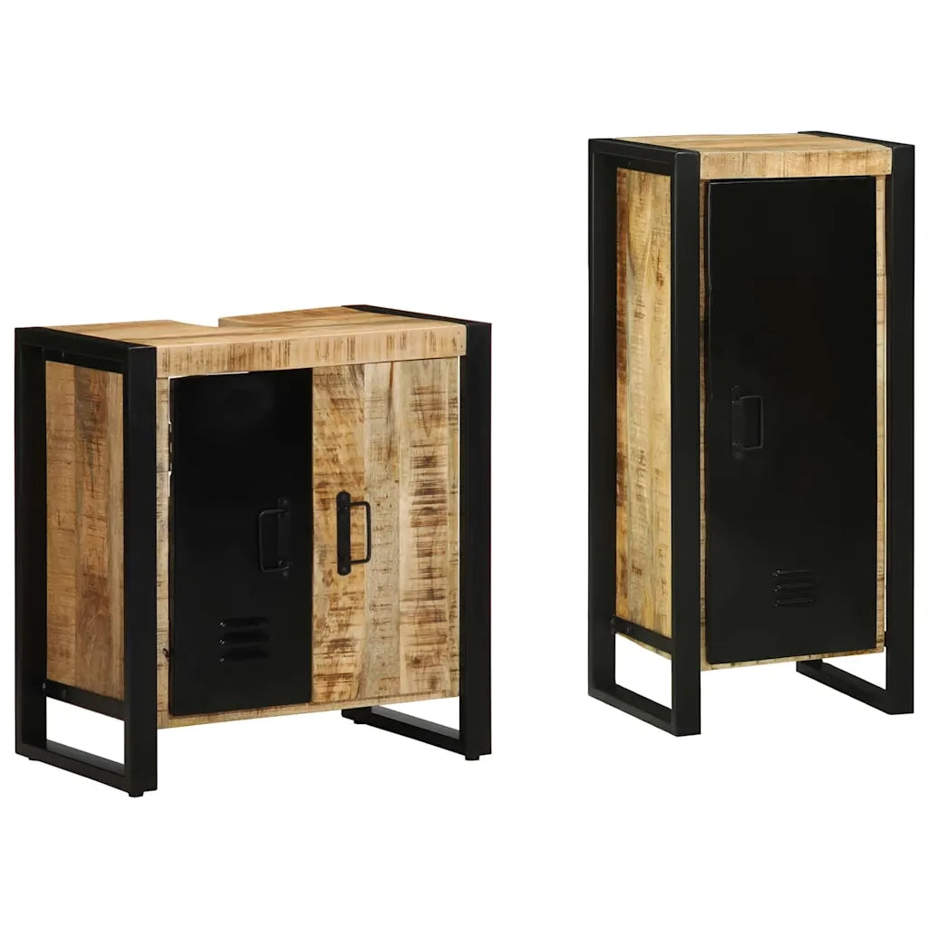 Set di mobili per il bagno 2 pcs Legno di mango massello 3305604